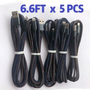 IPHONE CHARGER LED 6.6FT *5PCS